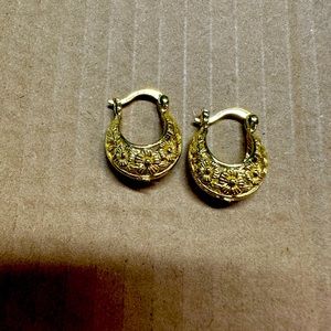 Small Goldtone Hoops